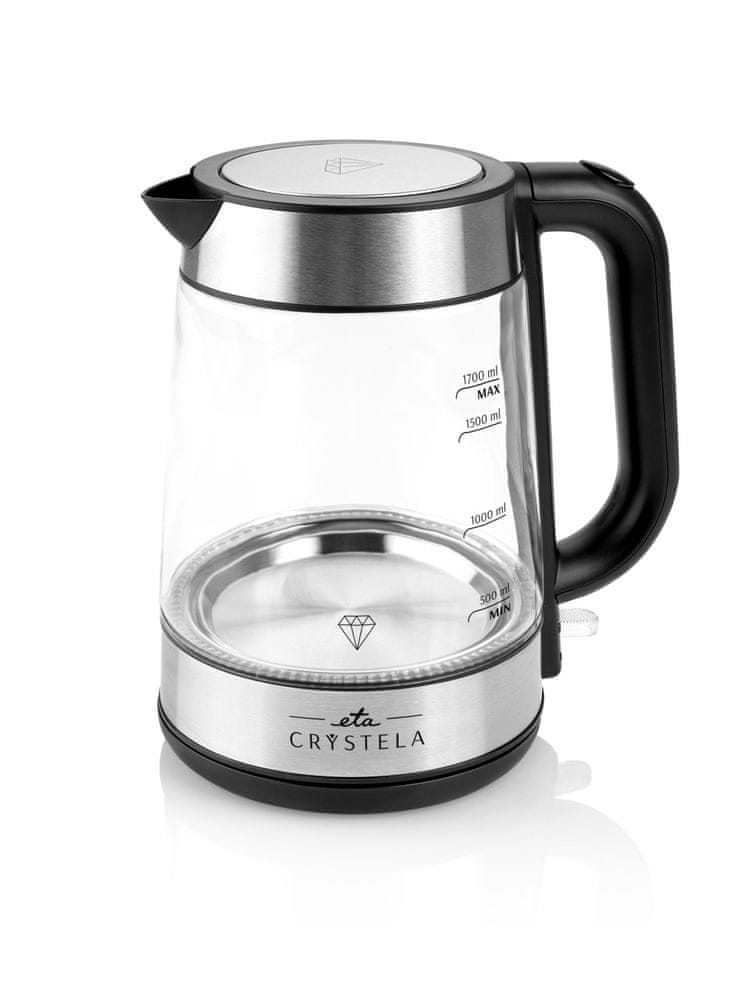 Crystela Czajnik elektryczny Srebrny ETA615390000 – Elegancja i funkcjonalność w Twojej kuchni