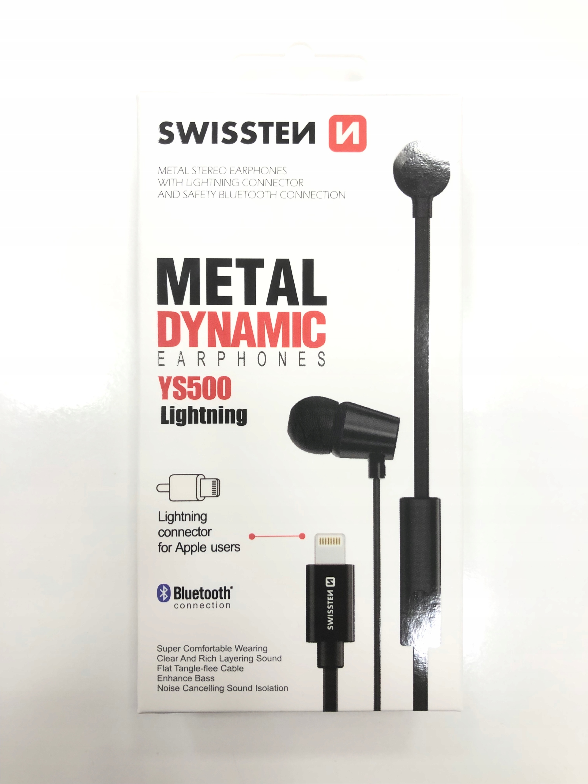 SWISSTEN Dokanałowe Słuchawki z mikrofonem do iPhone YS500 – Doskonałe brzmienie w Twoich uszach