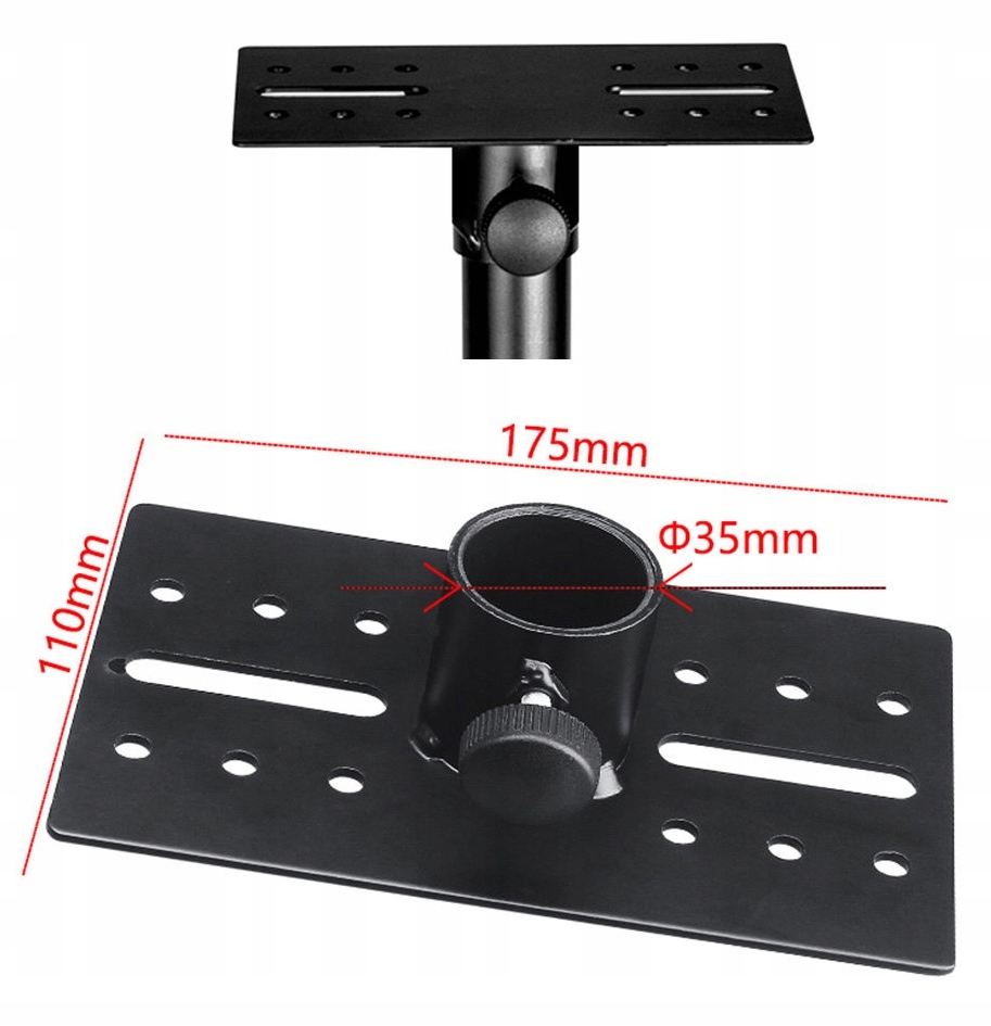 Regulowana wysokość od 100 cm do 200 cm dla optymalnej akustyki