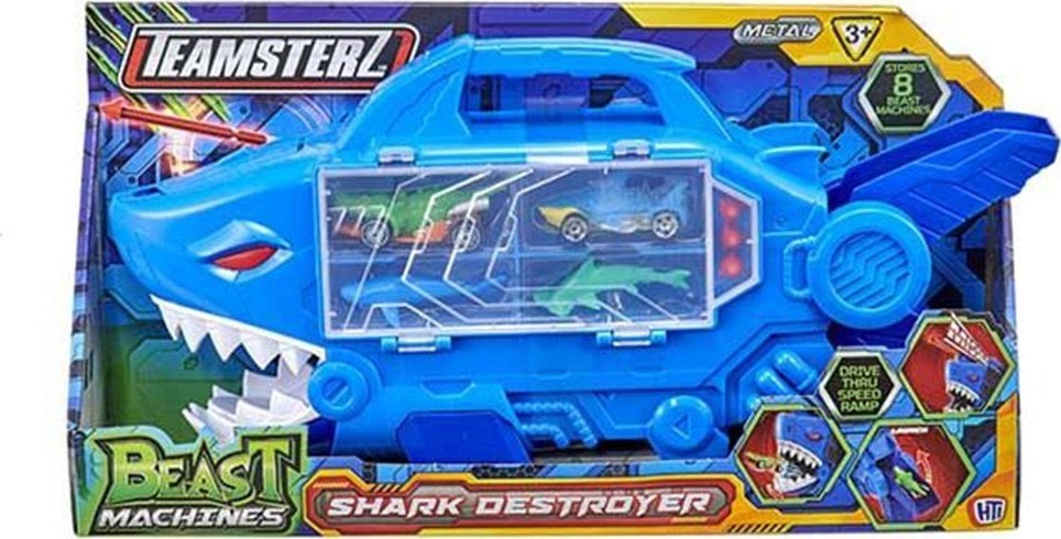 TEAMSTERZ Transporter z Wyrzutnią Rekin 1410003 – Emocjonująca Przygoda dla Dzieci