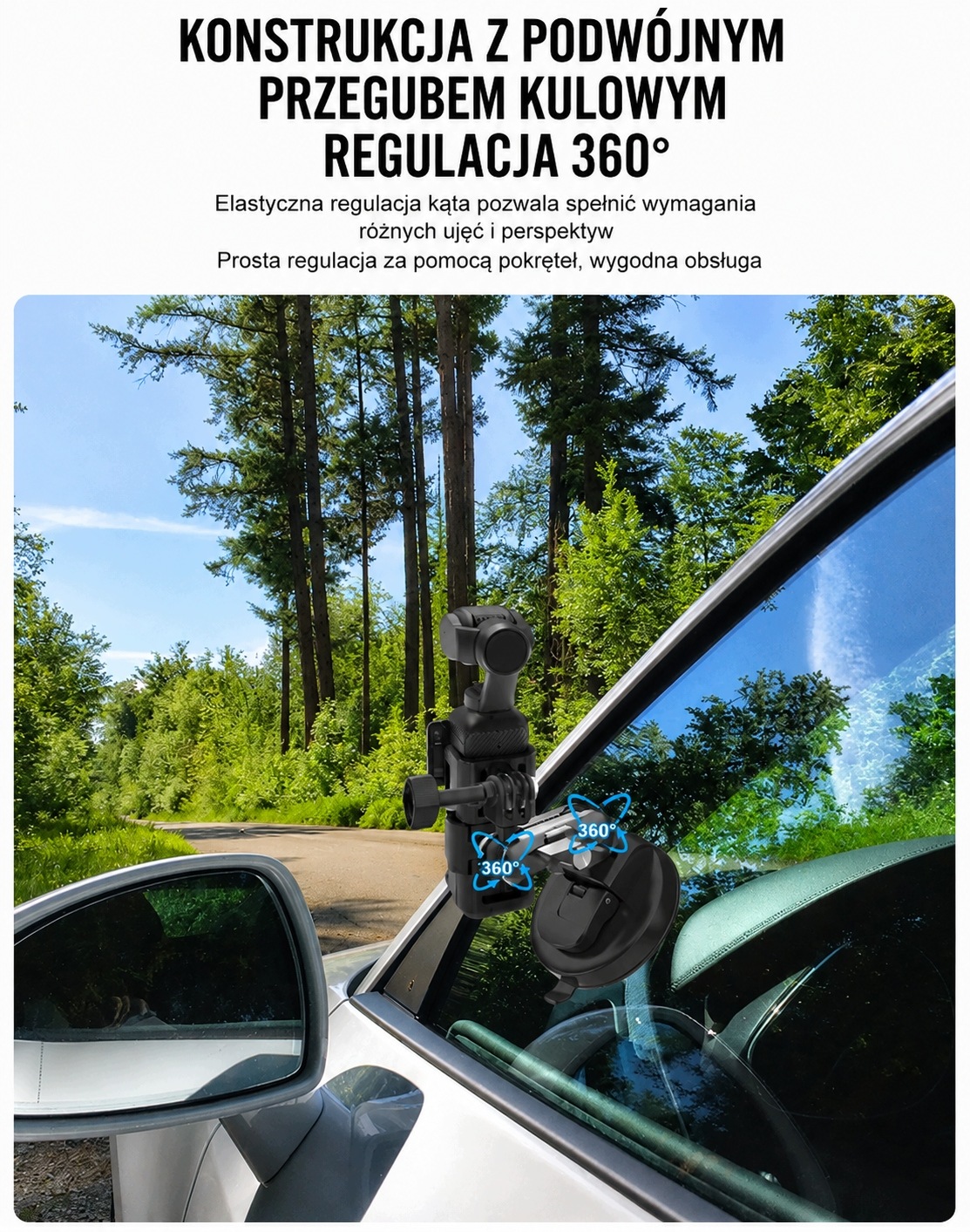 Regulacja kąta nagrywania – pełna kontrola nad ujęciami