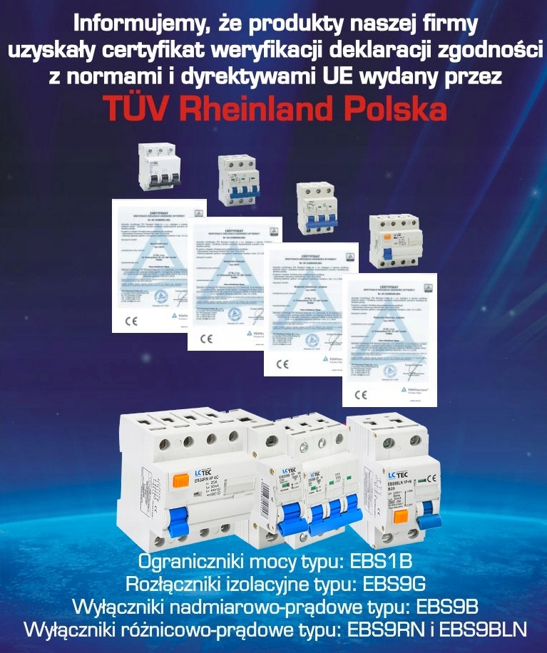 Wskaźnik pozycji styku i możliwość montażu urządzeń pomocniczych