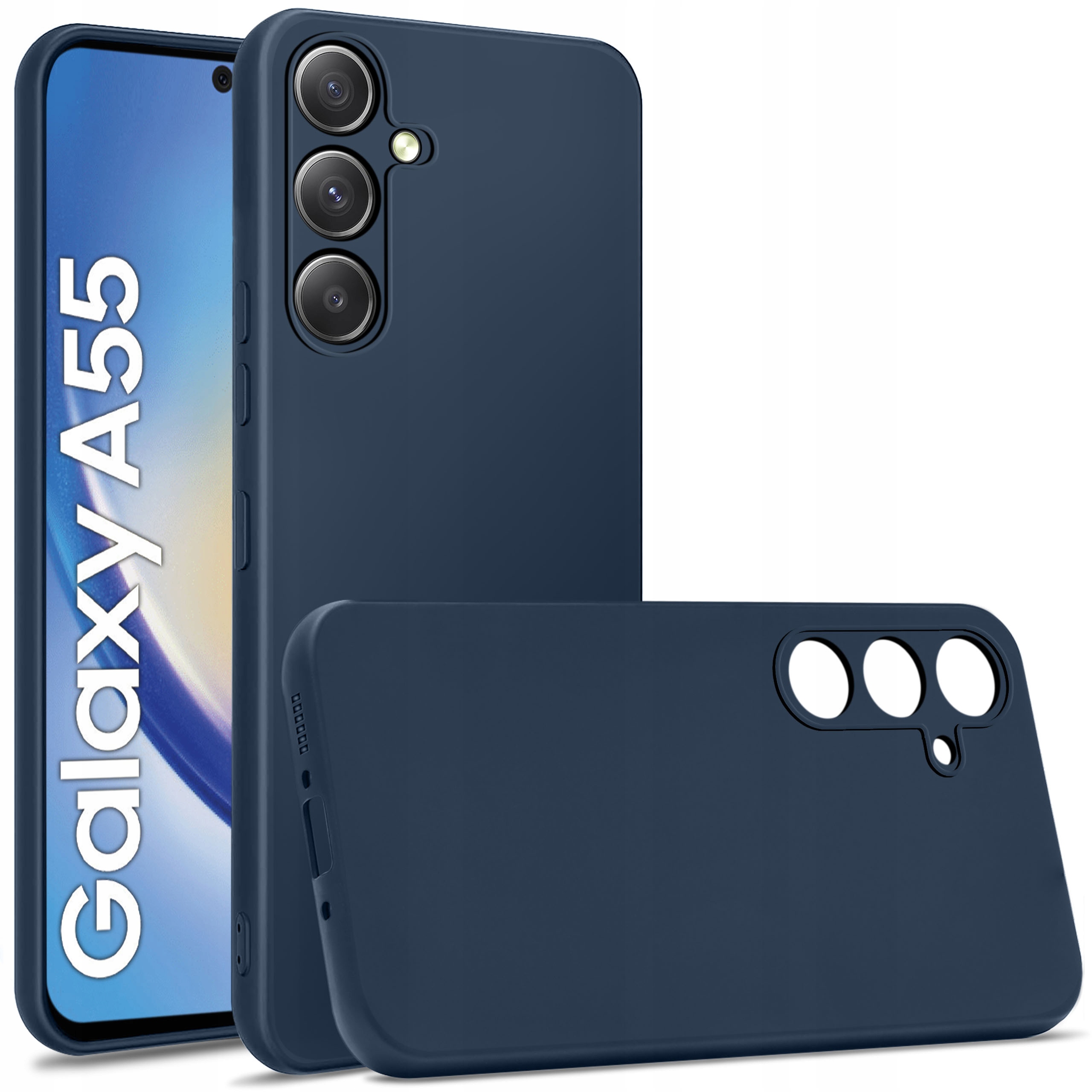 Etui do Samsung Galaxy A55 | A55 5G CASE SOFT MATT PLECKI + SZKŁO 9H – Ochrona i styl