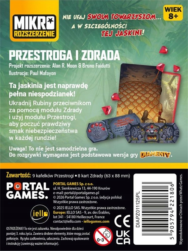 Rozszerzenie do gry Diamenty - Zdrada i Przestroga w akcji