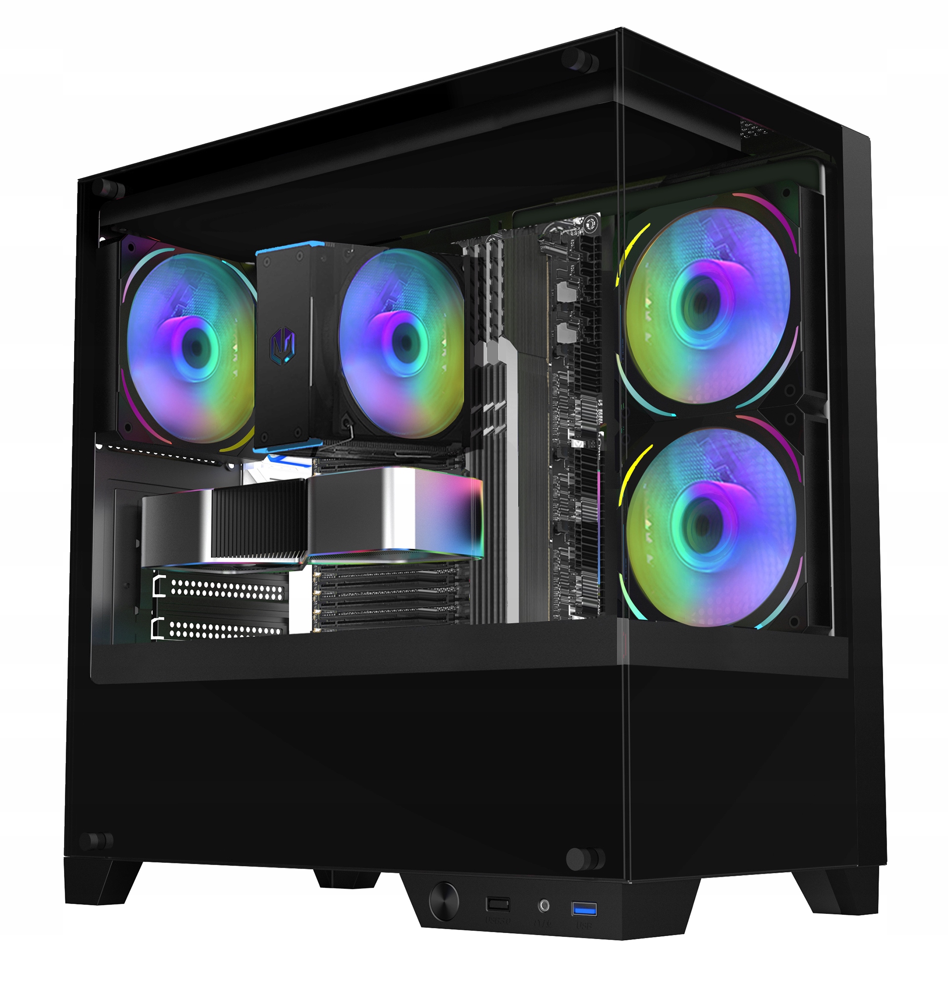 Obudowa VIST Gamer Q1 z RGB – Styl i wentylacja w jednym