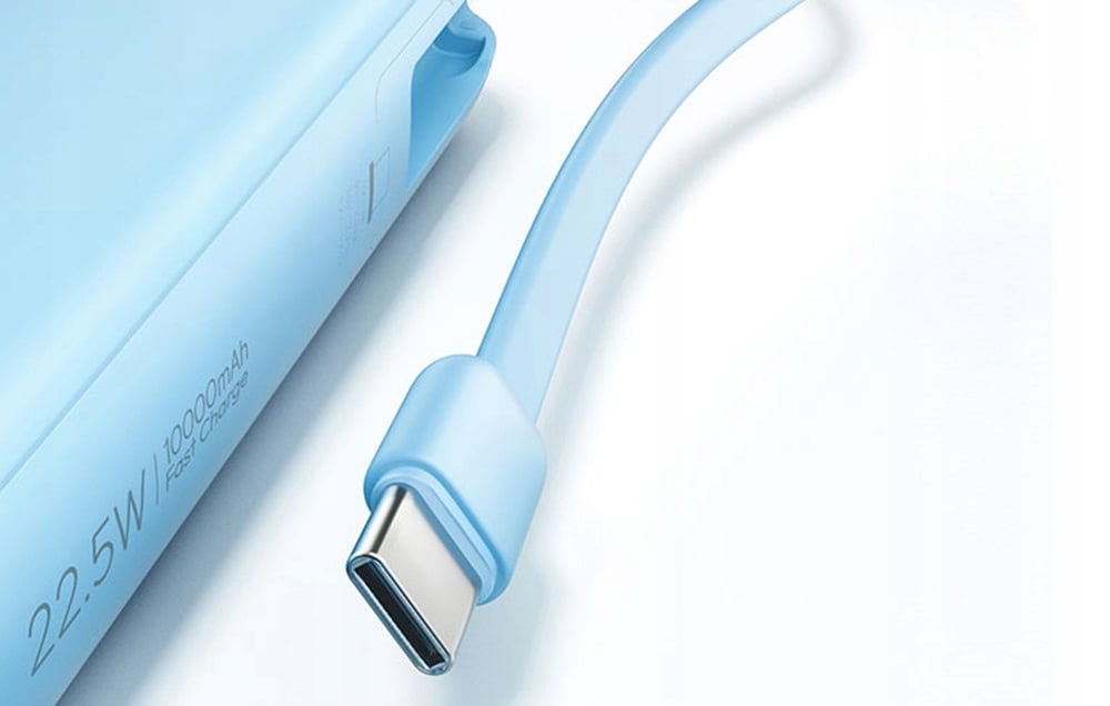 Wbudowane kable USB-C i Lightning – Szybkie ładowanie na wyciągnięcie ręki