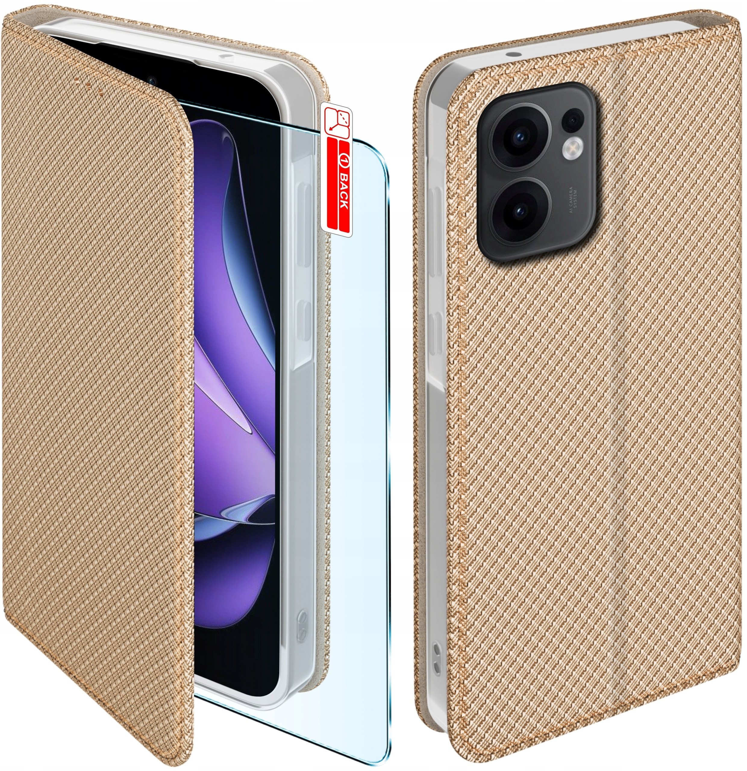 Etui z klapką do Oppo Reno 13 FS 5G – Elegancka ochrona dla Twojego smartfona