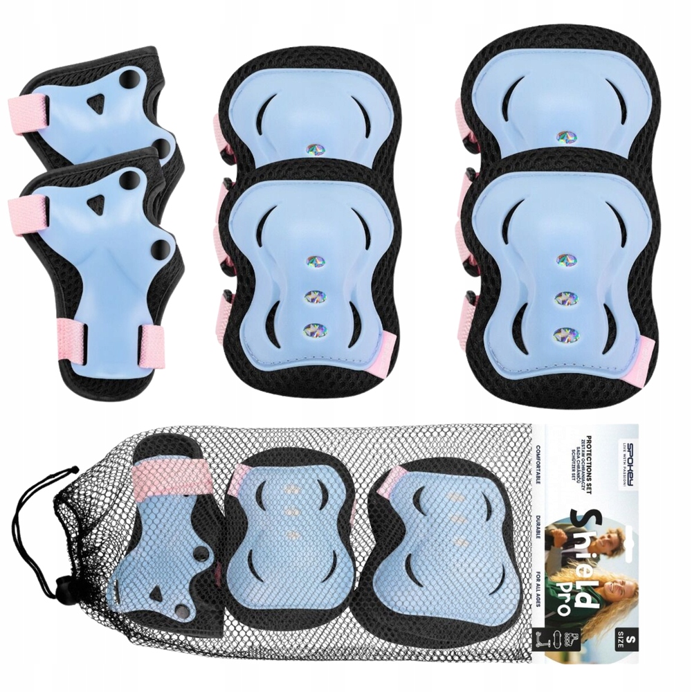 Ochraniacze do łyżworolek Spokey Shield – Bezpieczna jazda dla dzieci i młodzieży