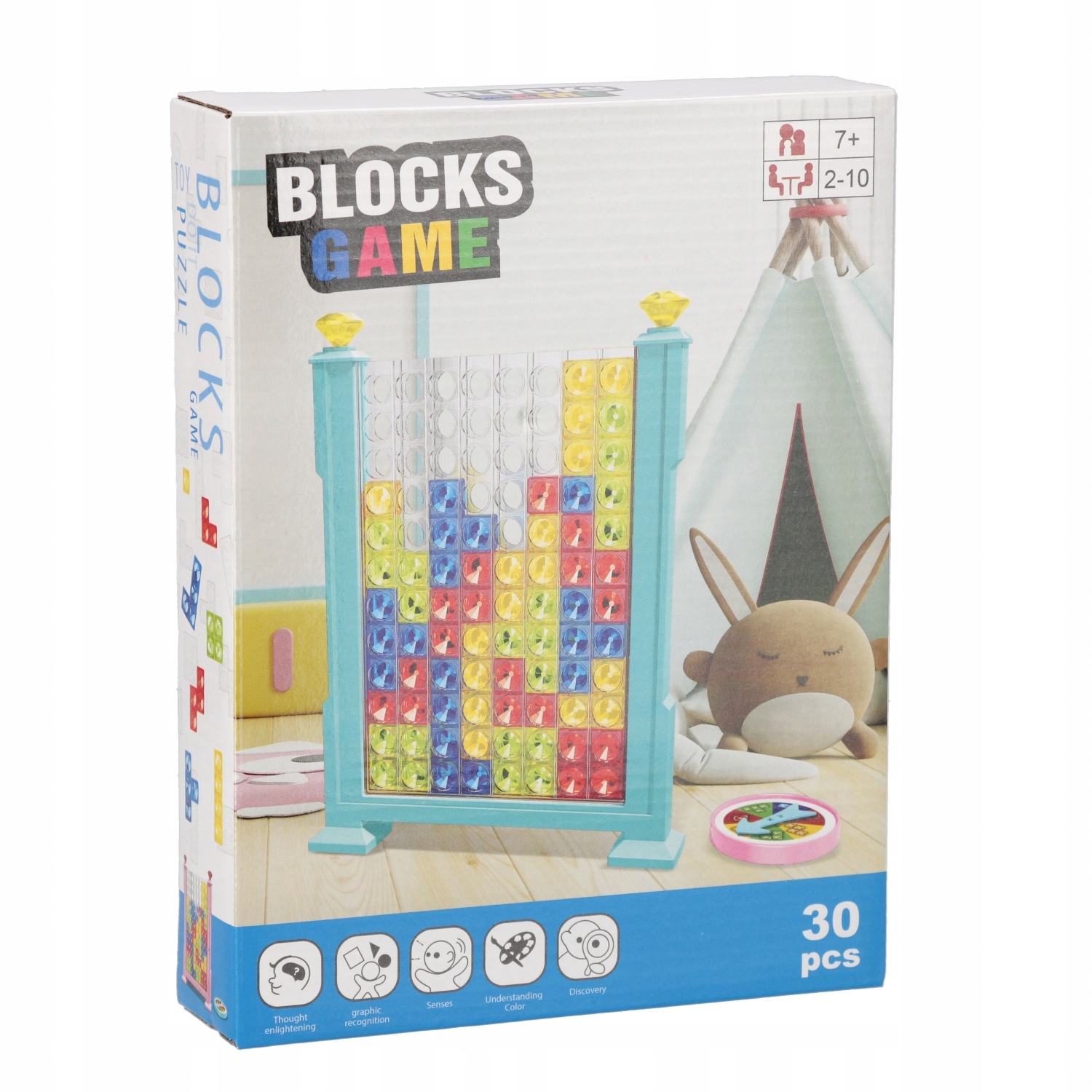 Gra Logiczna Bloczki 19X25X5 MC WB 72 – Rozwijaj logiczne myślenie swojego dziecka