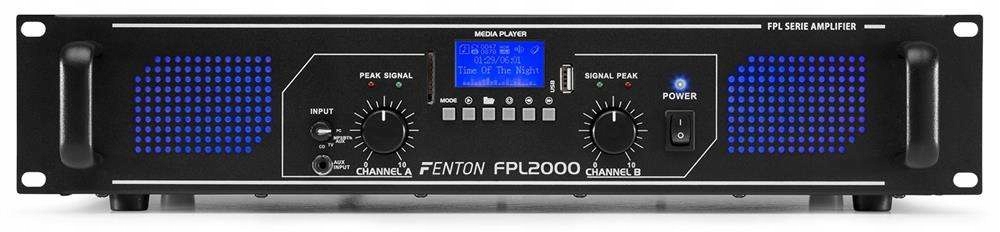 Wzmacniacz 4000W BT EQ FPL2000 Fenton – Doskonała jakość dźwięku