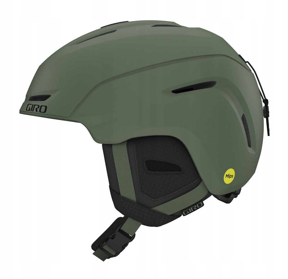 Kask zimowy GIRO NEO matte green roz. S (52-55.5 cm) – Bezpieczna jazda na stoku