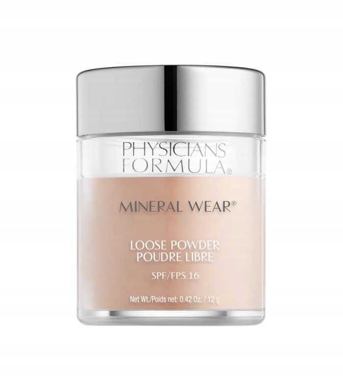 Physicians Formula Mineral Wear Loose Powder SPF16 – Sypki puder utrwalający do twarzy Creamy Natural 12g