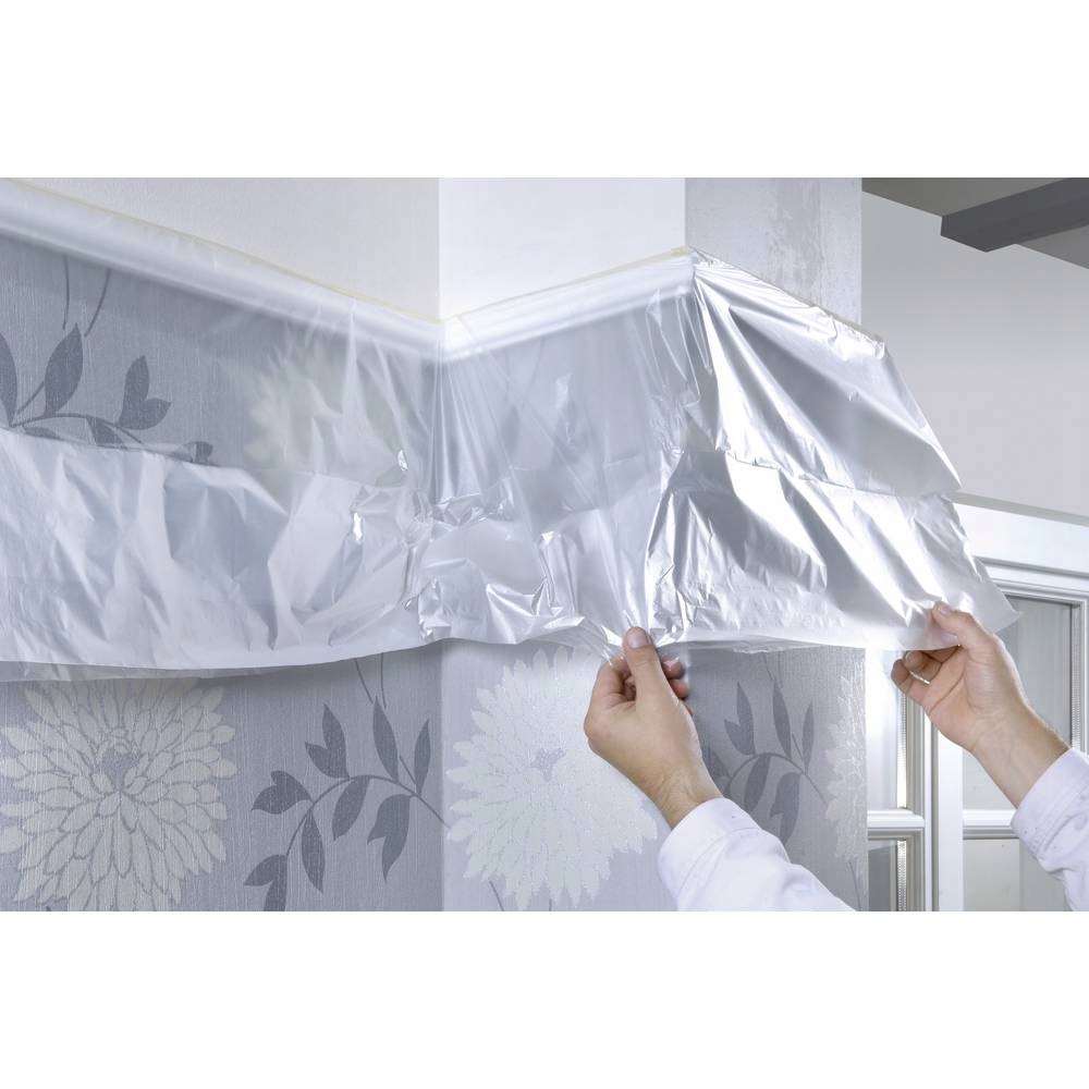 Folia ochronna z taśmą malarską – Oszczędność czasu i wysiłku