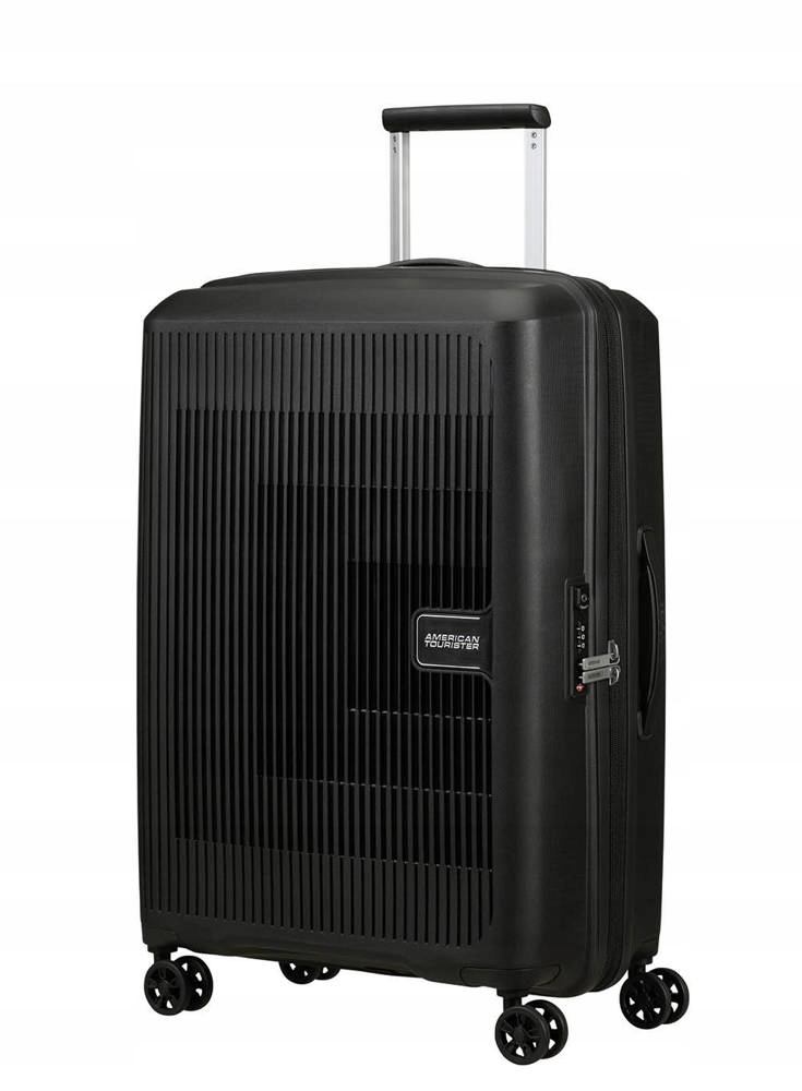 Walizka American Tourister AeroStep Spinner 67/24 Black – Idealny towarzysz podróży