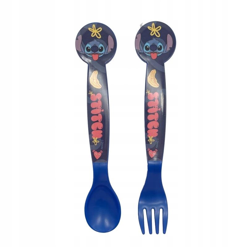 Zestaw plastikowych sztućców Disney - Palms (łyżka i widelec) dla dzieci