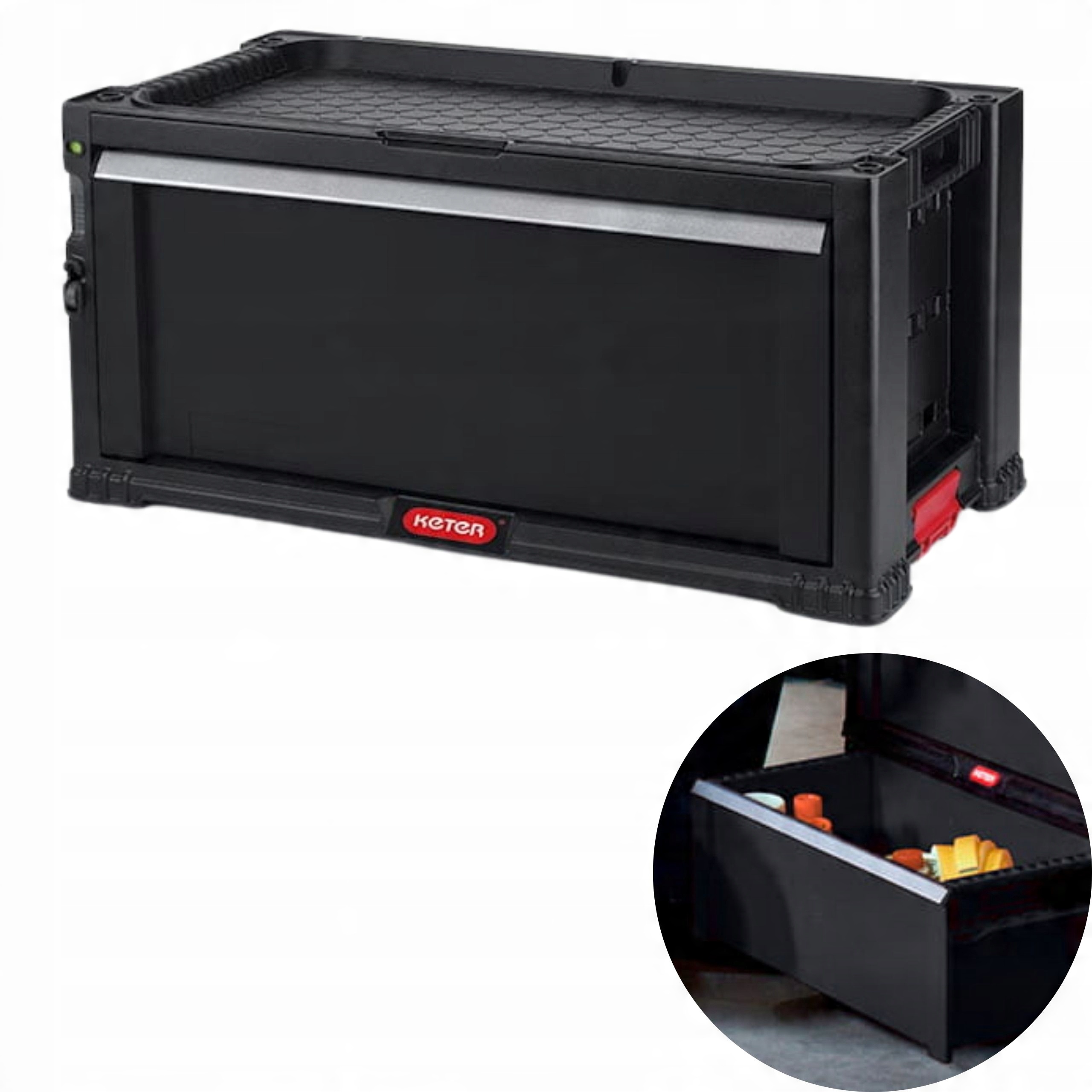 Blokada wysuwania szuflady dla bezpieczeństwa