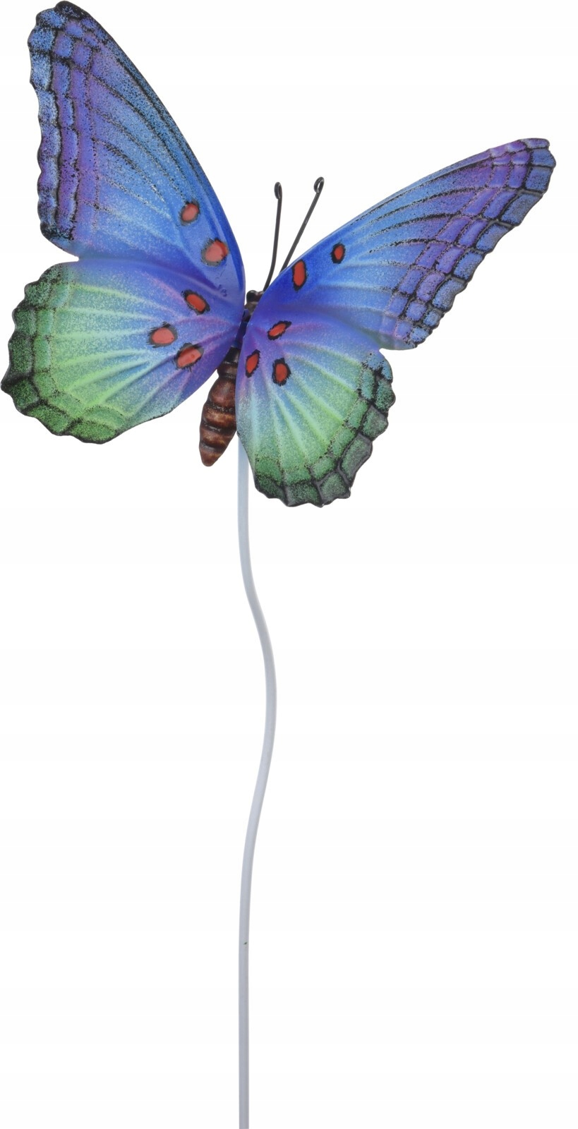 Figurka ogrodowa motyl na patyku 70 cm – Urokliwa dekoracja do Twojego ogrodu