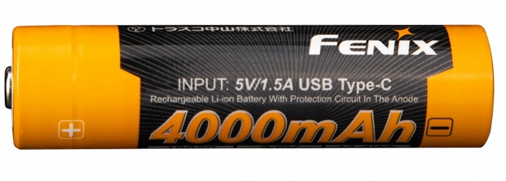 Akumulator Fenix USB ARB-L18U (18650 4000 mAh 3,6V) – Wydajność i innowacja w jednym
