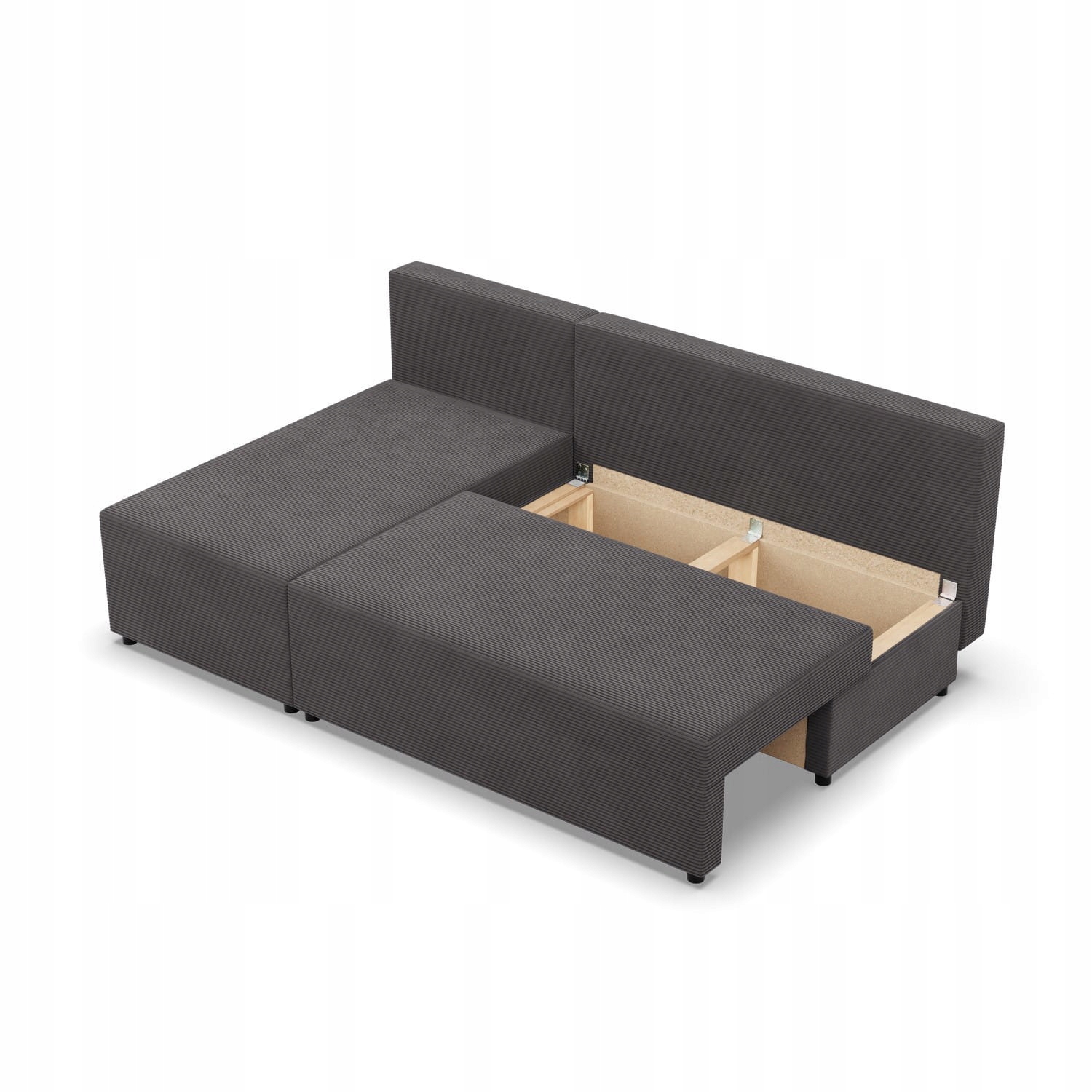 Wygodne poduszki i pojemnik na pościel