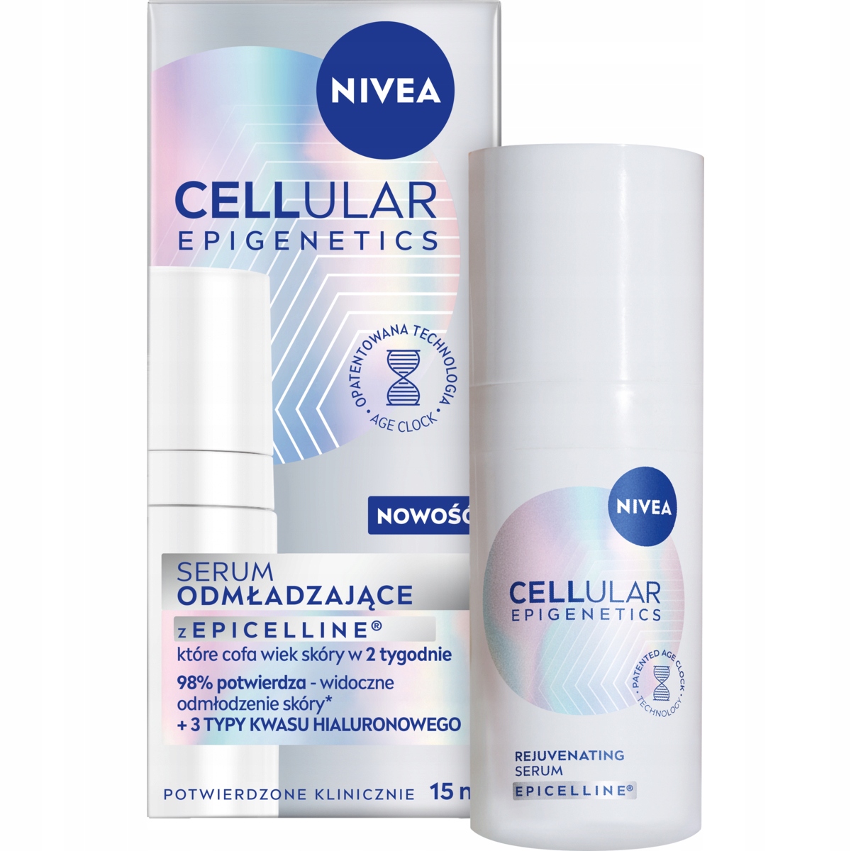 NIVEA Cellular Epigenetics Serum Odmładzające 15 ml – Przywróć młodość swojej skórze