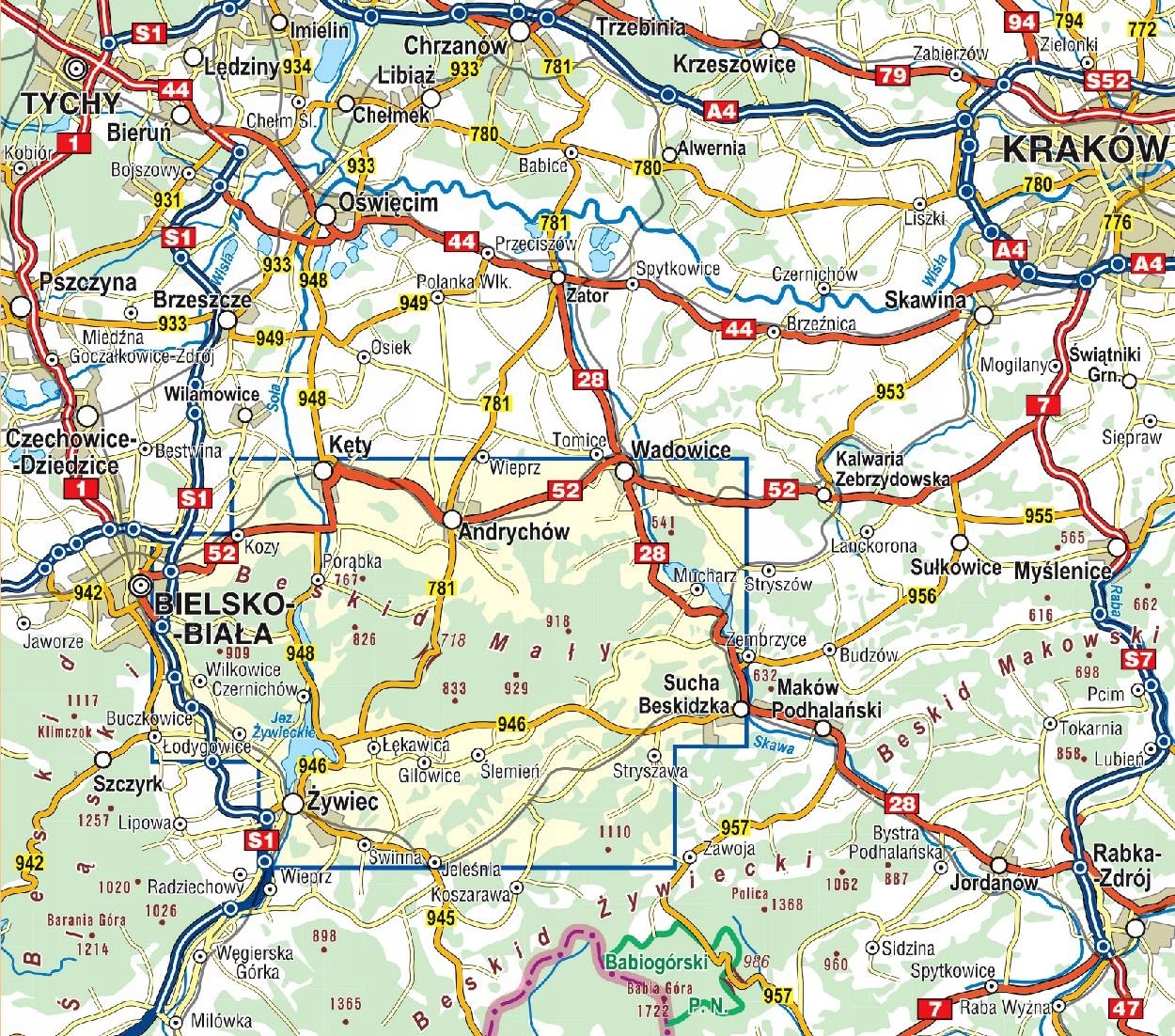 Szczegółowe informacje o regionie Beskidu Małego