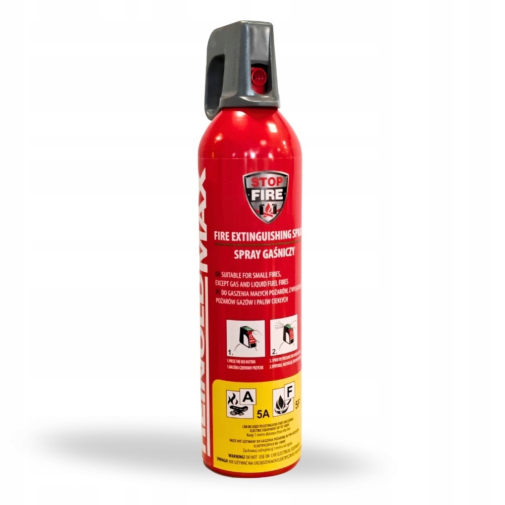 Gaśnica Spray RM 750ml – Skuteczna ochrona przeciwpożarowa