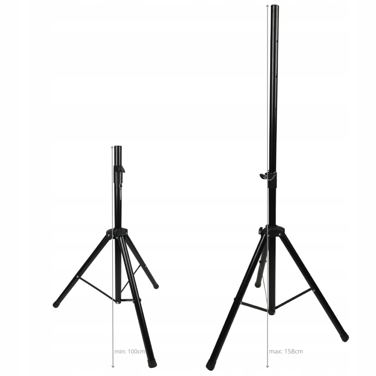 Stabilna konstrukcja i regulacja wysokości statywu