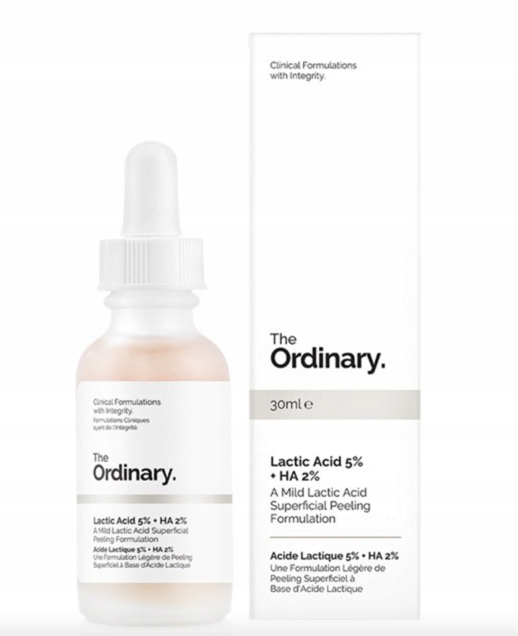 The Ordinary Lactic Acid 5% + HA – Delikatne złuszczanie dla zdrowej skóry
