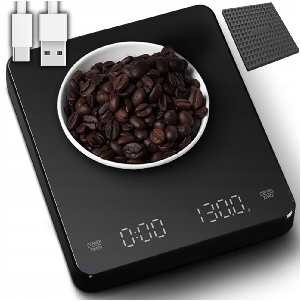 Waga kuchenna ARSA GO STOPER AKUMULATOR USB PARZENIE 3kg 0,1g – Precyzyjne ważenie w Twojej kuchni