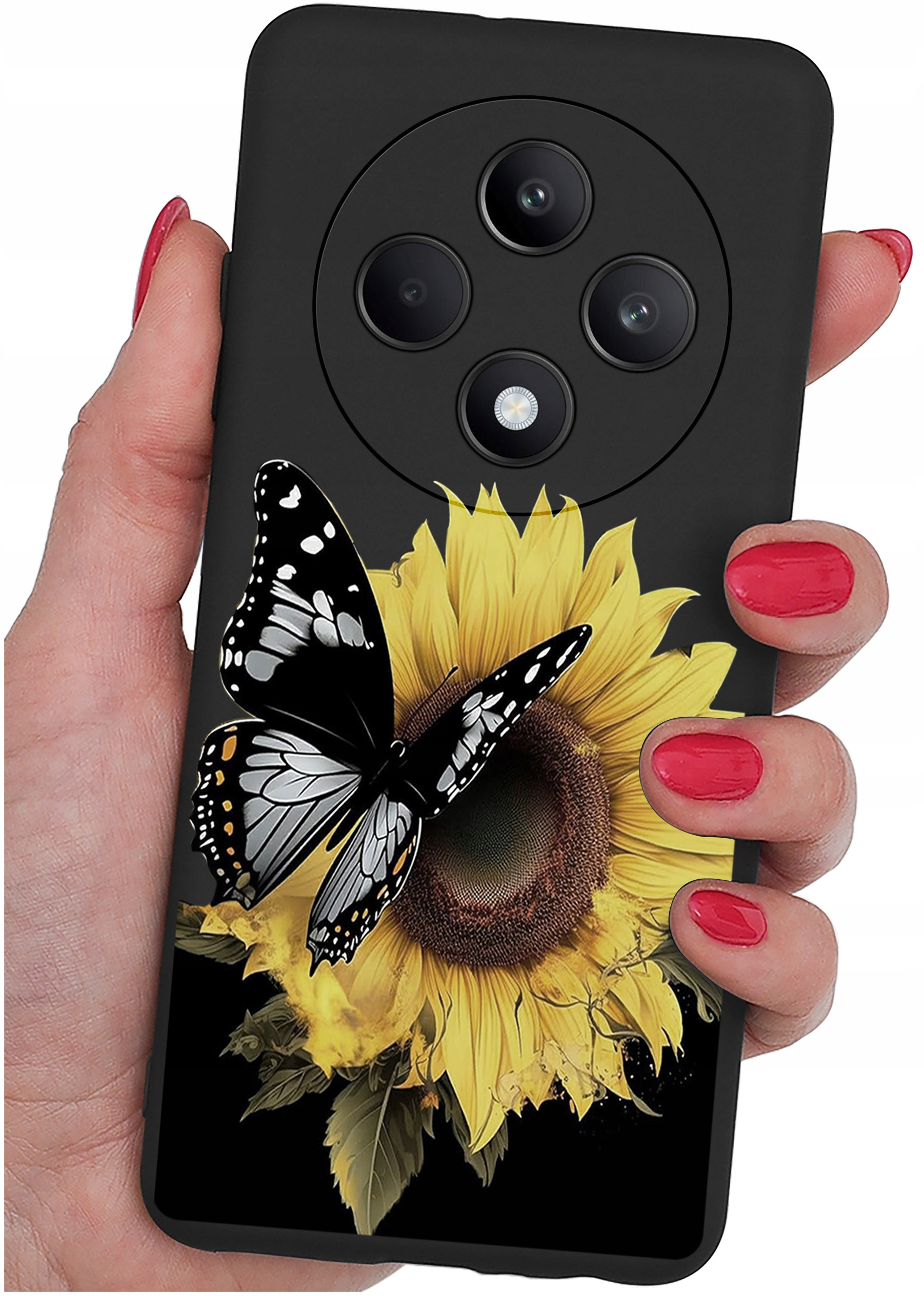 Etui do Oppo Reno 12 F 5G | 12 FS 5G WZORY | Silikonowe Matt Case + Szkło Hartowane 9H