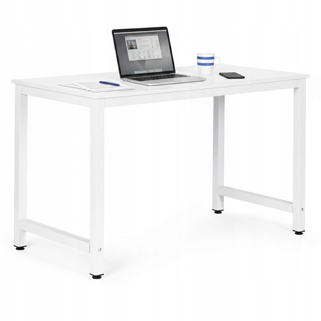 Biurko komputerowe ModernHome MDF metalowe 120x60cm – Elegancja i funkcjonalność w Twoim biurze