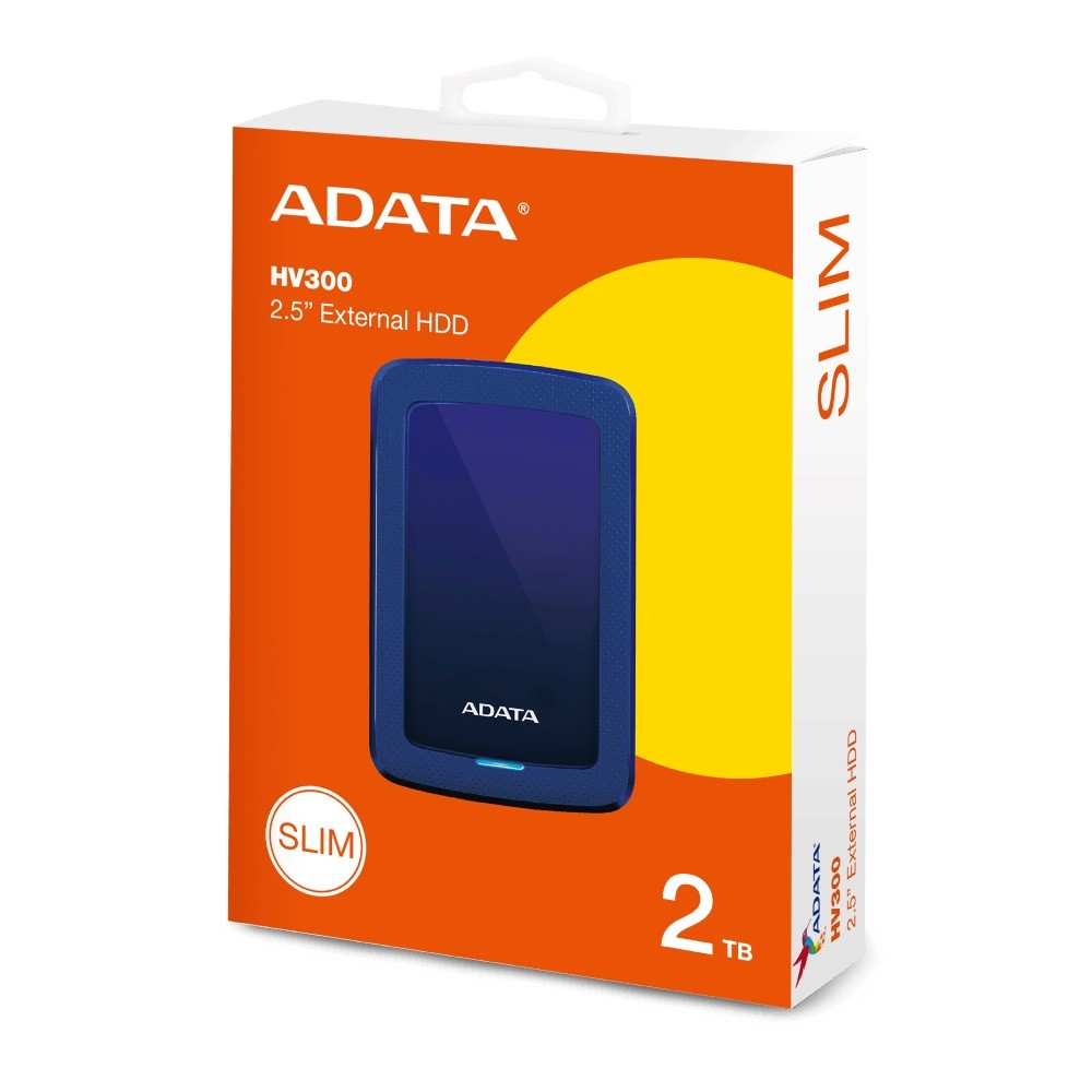 Dysk zewnętrzny ADATA Classic HV300 2TB Niebieski – Idealne rozwiązanie dla Twoich danych