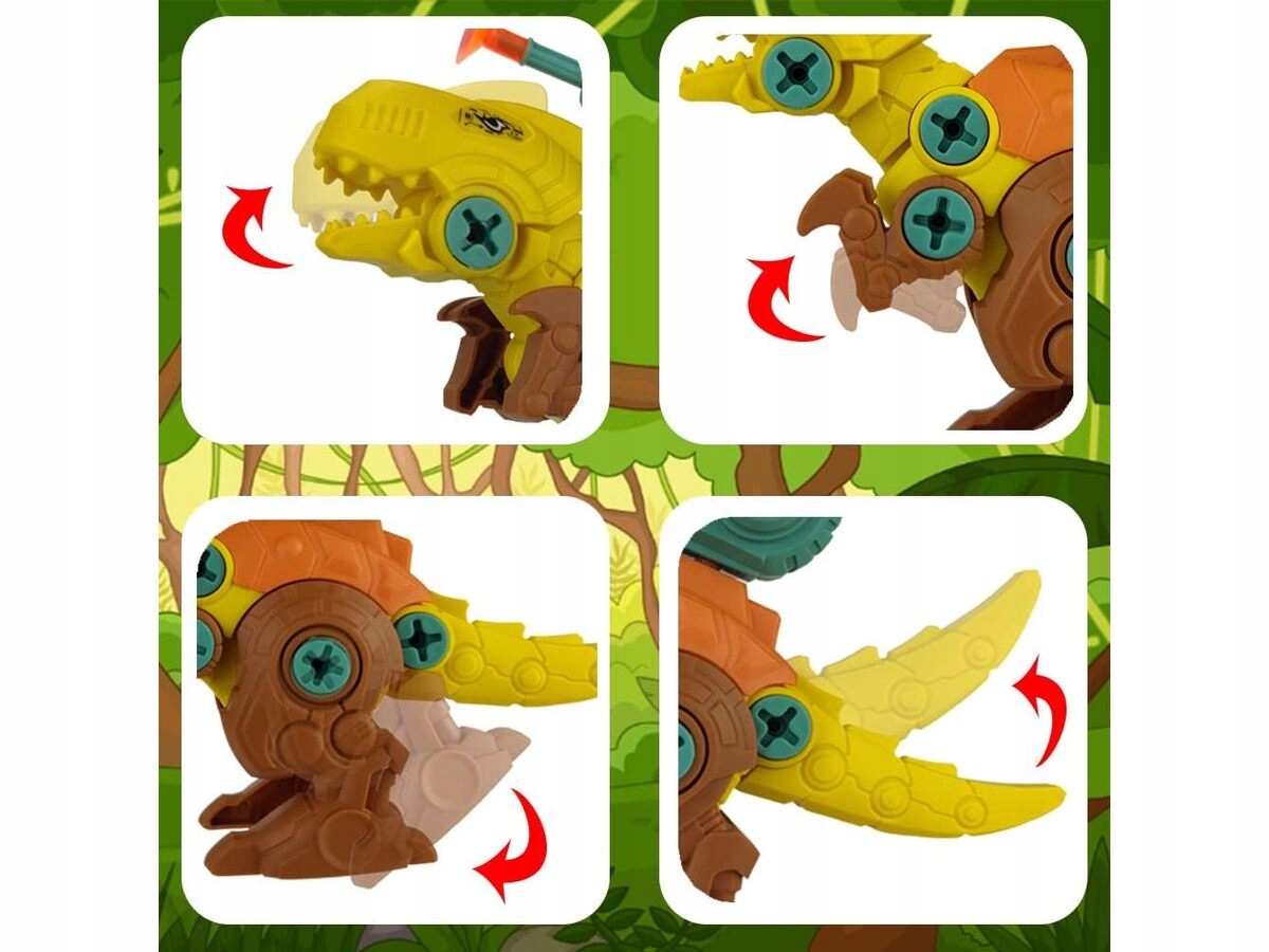 Ruchome elementy dinozaurów – zabawa w ruchu