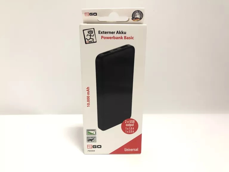 Powerbank 2GO 2GO Powerbank Basic 10000mAh – Niezawodne źródło energii