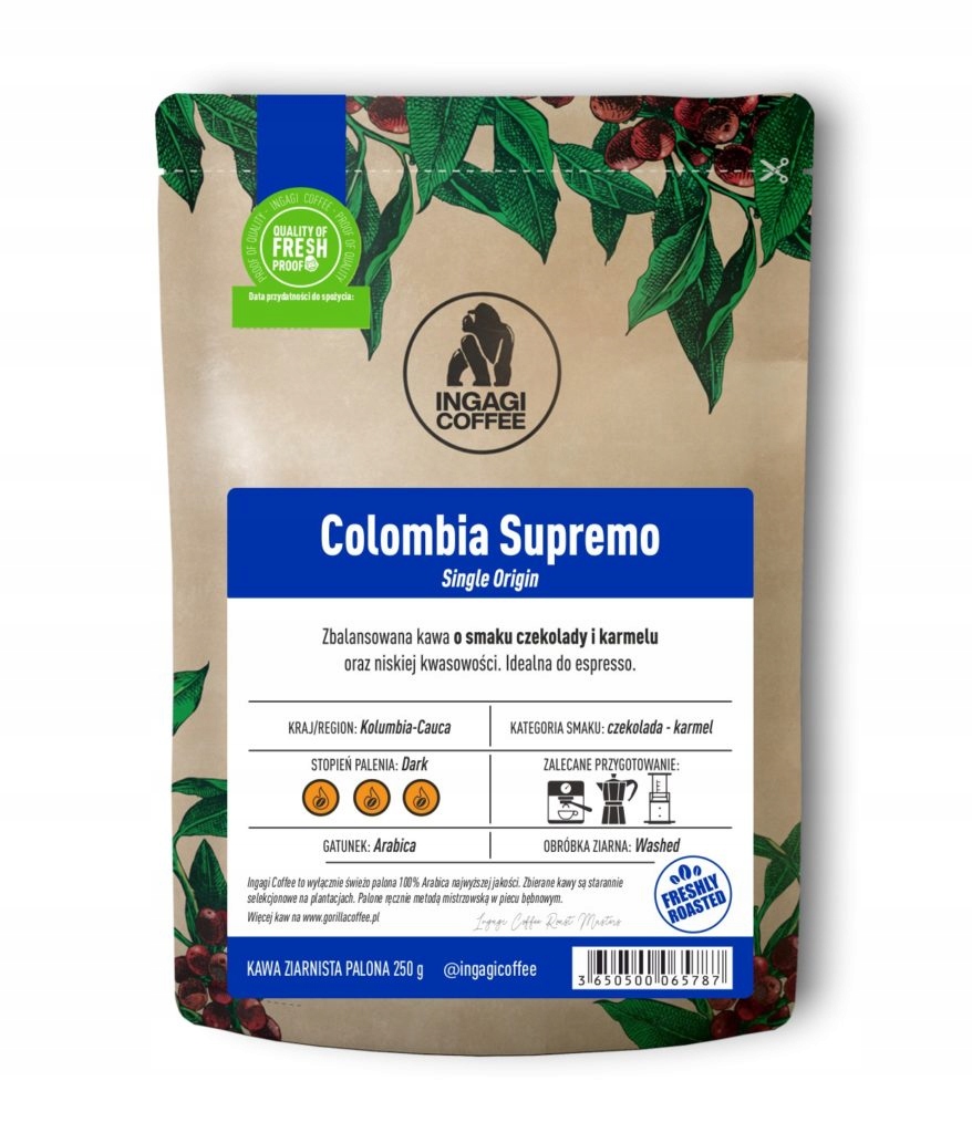 Wyjątkowy smak kawy Colombia Supremo