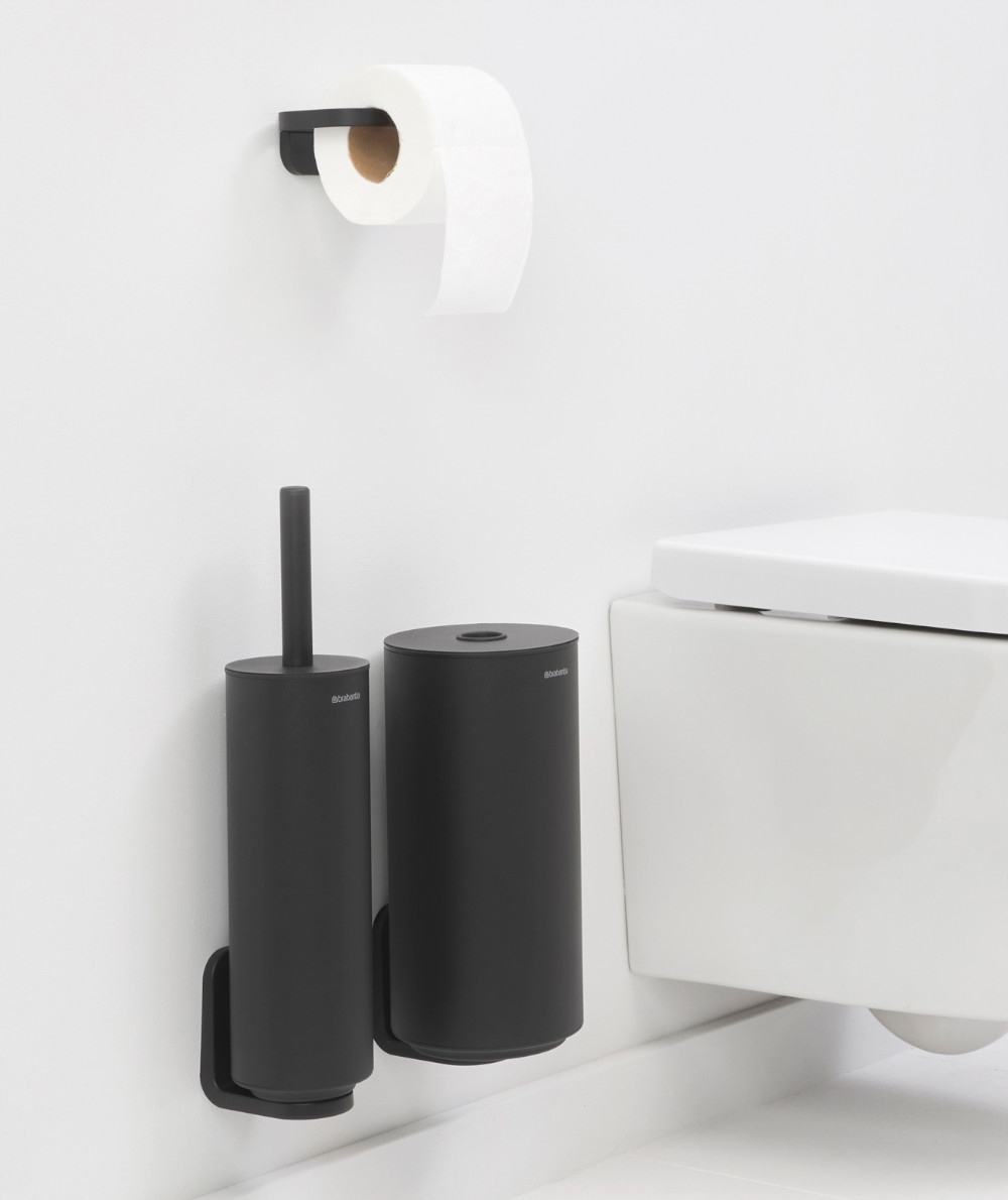 Zestaw trzech akcesoriów toaletowych MindSet Mineral Infinite Grey – Elegancja i funkcjonalność w Twojej łazience