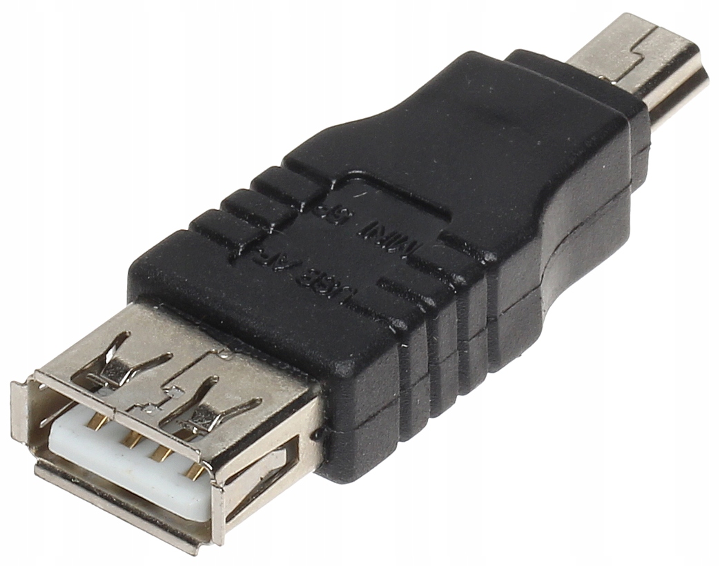 Rodzaj złącza: Wtyk mini USB-B do gniazda USB-A