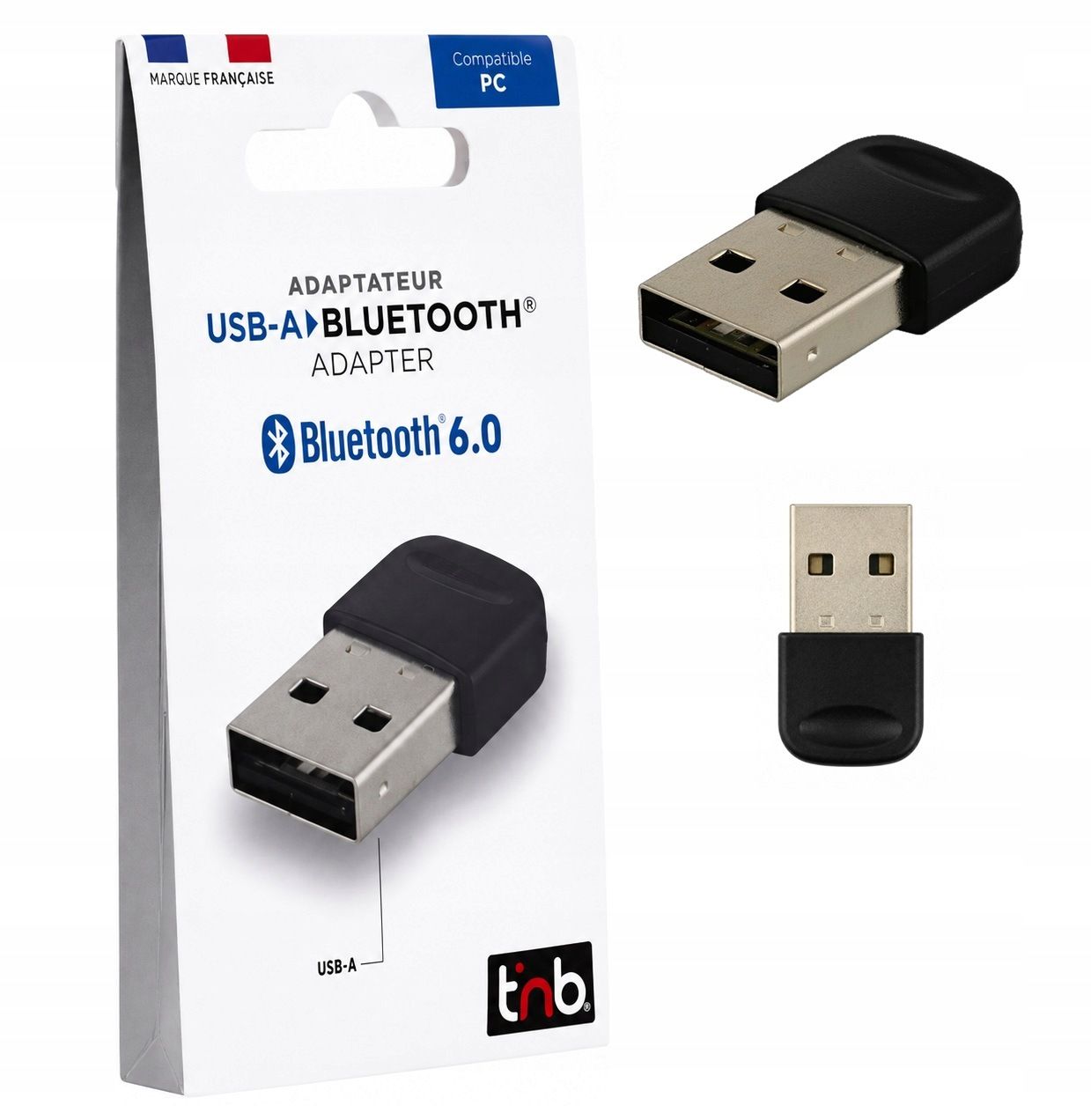Adapter Bluetooth 6.0 T'nB na USB-A – Wygodne połączenie dla komputerów PC