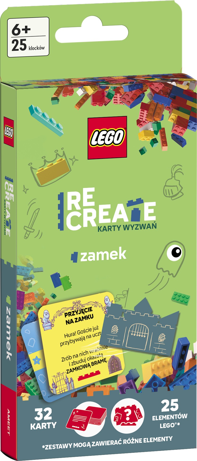 LEGO Recreate. Karty Wyzwań. Zamek – Kreatywna zabawa dla każdego