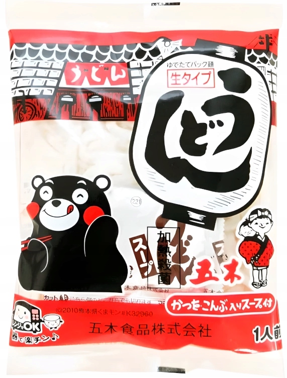 Zupa Kumamon Udon o smaku bonito z kombu 210g - Itsuki Japonia