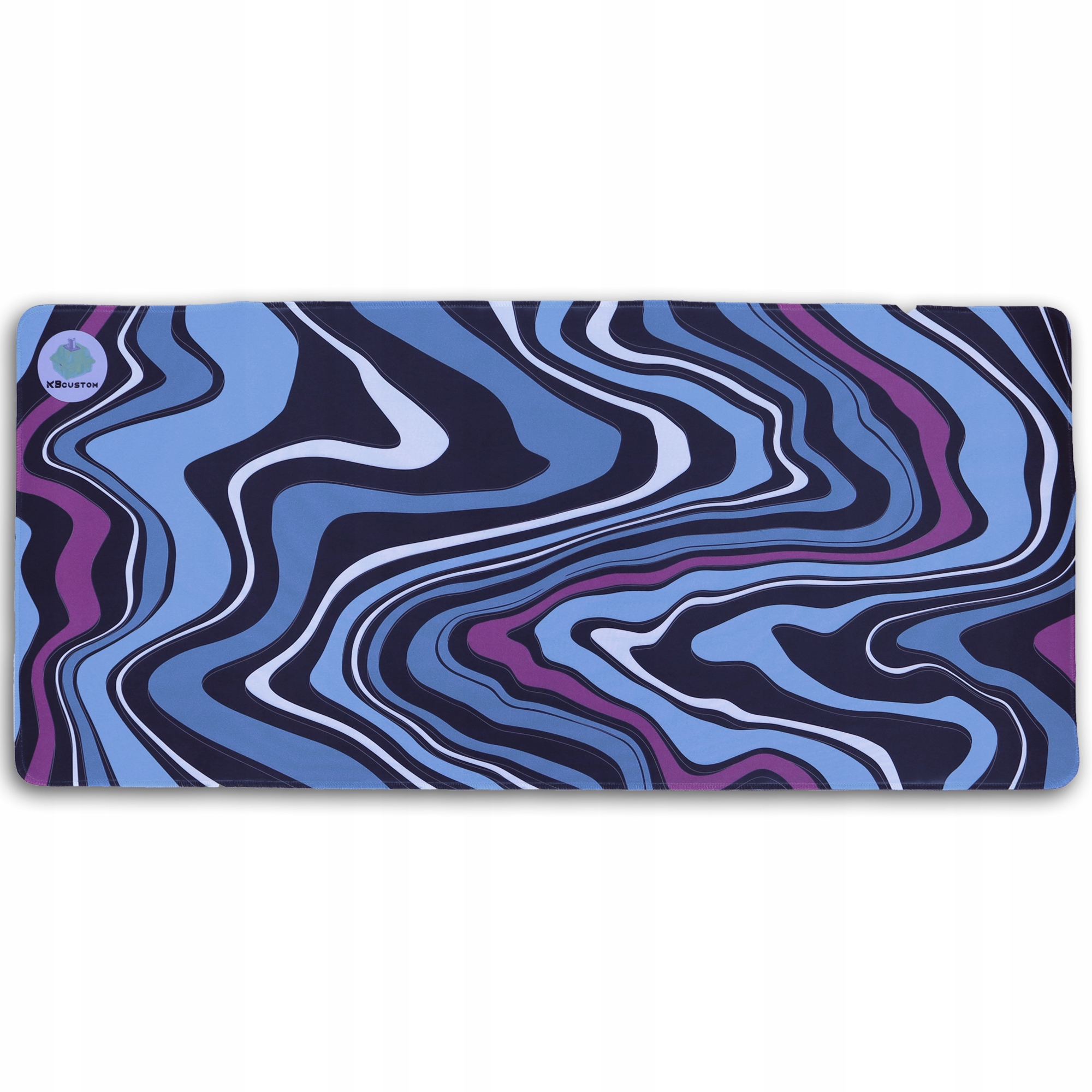 Duża podkładka pod mysz KBcustom Magic Blue 90x40 XXXL – Komfort i styl w jednym