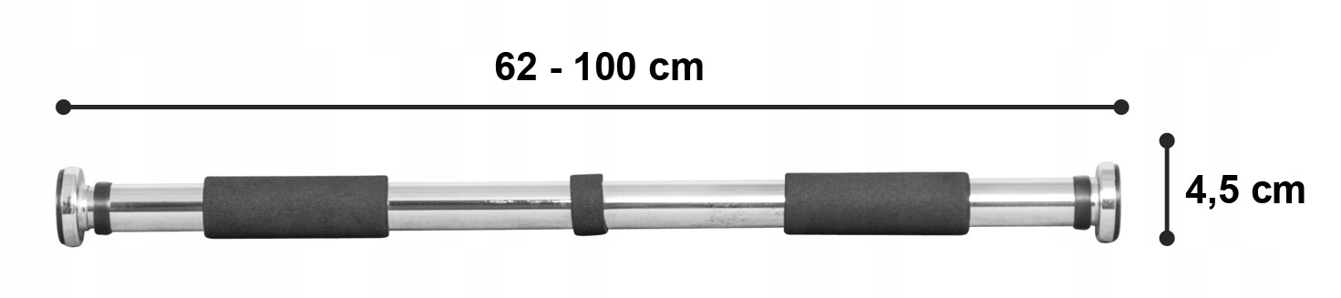 Regulowana długość – Dopasowanie do różnych szerokości ościeżnicy