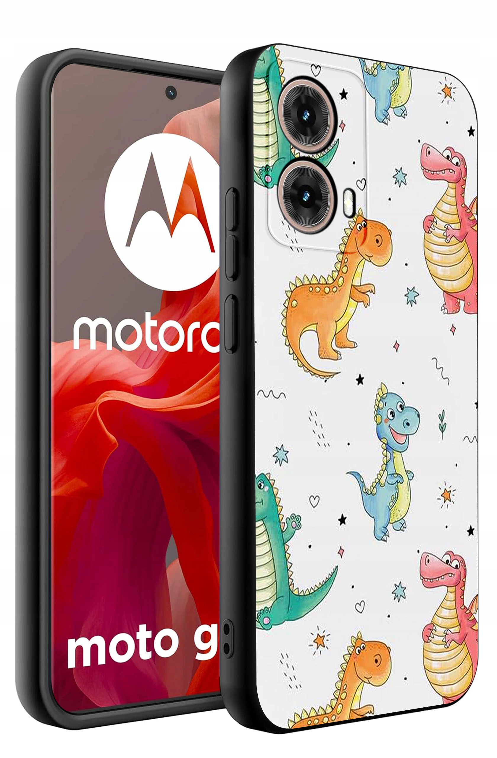 Etui do Motorola Moto G85 5G WZORY | SILIKONOWE MATT CASE – Ochrona i styl w jednym