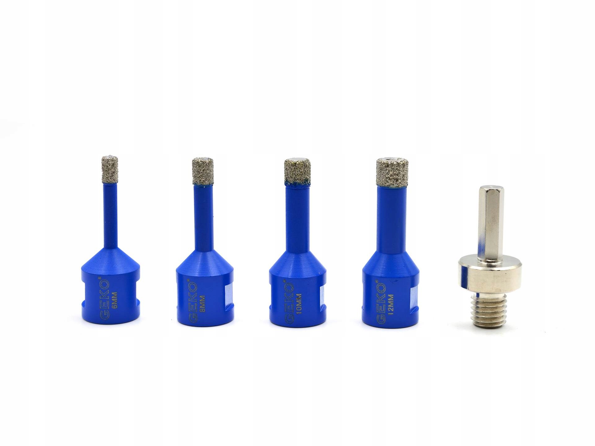 Geko Zestaw otwornic diamentowych 5el. 6-12mm – Wiercenie w gresie i ceramice
