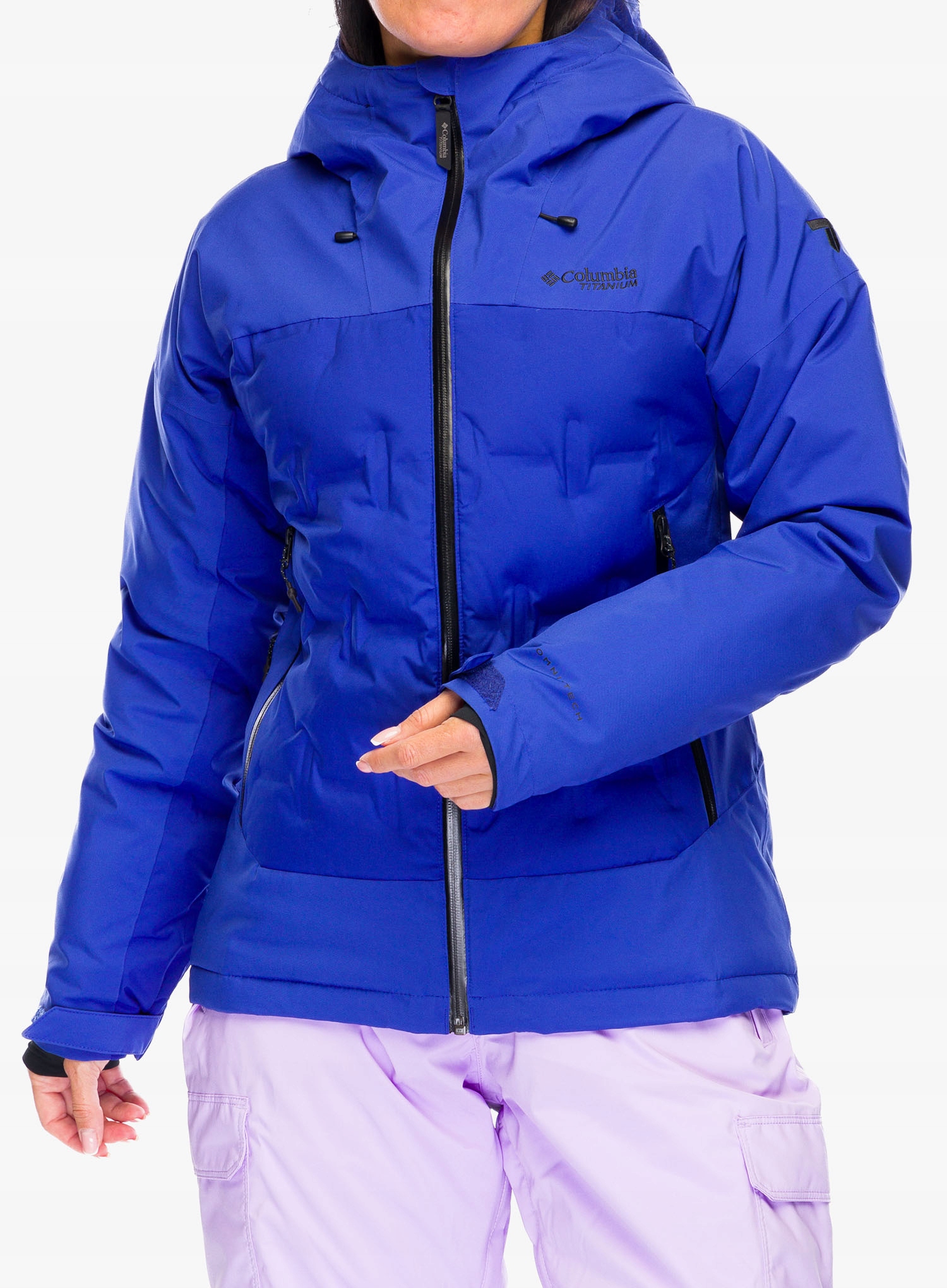Kurtka puchowa damska Columbia Wildcard IV Down Jacket - clematis blue – Idealna na zimowe przygody