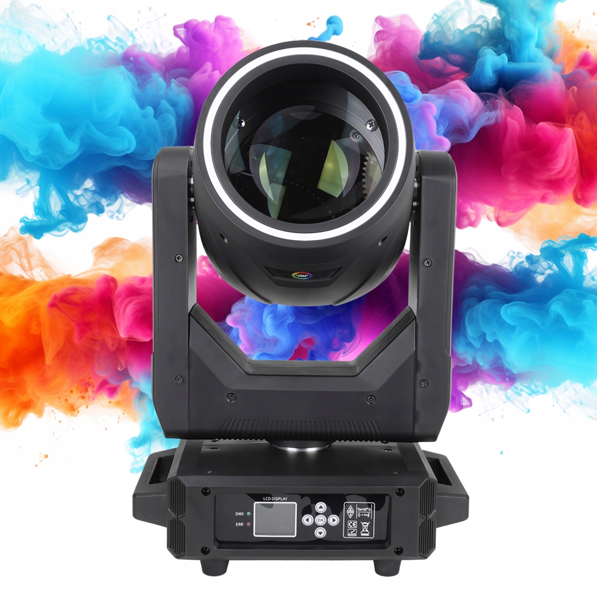 Efekty świetlne – efekt ring RGB, pryzmy i tarcze kolorów