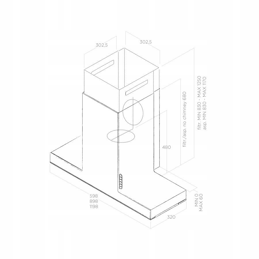 Okap naścienny Elica HAIKU BL/A/60 – Elegancja i funkcjonalność w Twojej kuchni