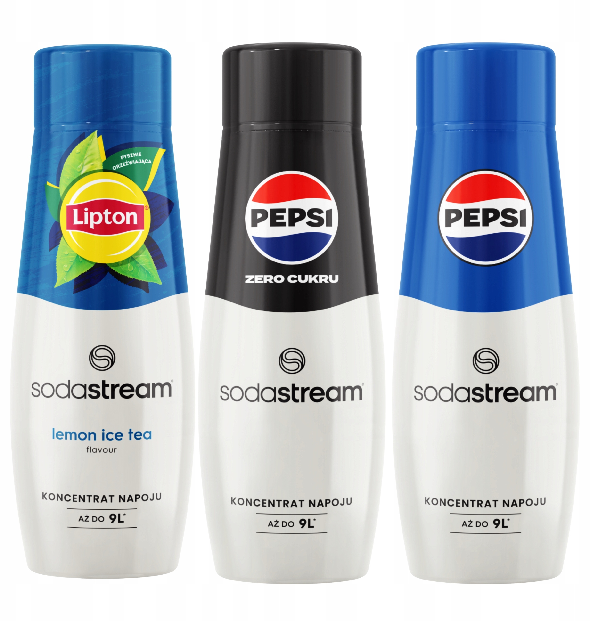 3 Syropy Herbata Lemon Ice Tea + Pepsi + Pepsi Max – Orzeźwiający smak na każdą okazję