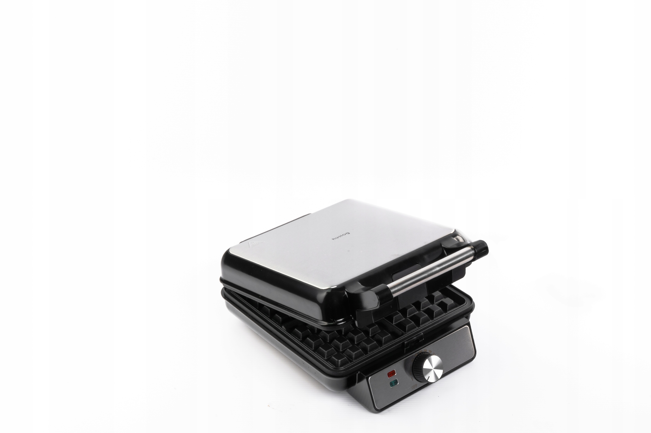 Szybkie nagrzewanie dzięki mocy 1500 W – Gofry chrupiące i miękkie