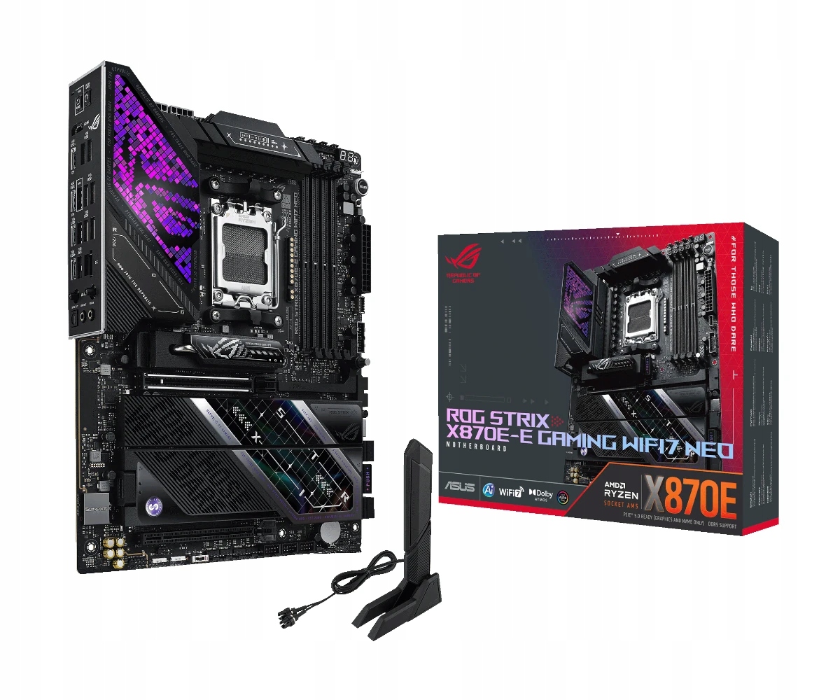 Płyta główna ASUS ROG STRIX X870E-E GAMING WIFI7 NEO – Doskonała dla graczy